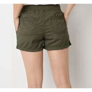 ST. JOHN’NS BAY Women’s Mid Rise Stretch Soft Fabric Easy Fitt Hip Thigh Short 4